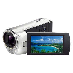 【中古】（非常に良い）ソニー デジタルHDビデオカメラレコーダー「HDR-PJ390」（プレミアムホワイト） HDR-PJ390-W