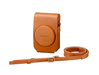 【中古】（非常に良い）ソニー SONY デジタルカメラケース ソフトキャリングケース ブラウン LCS-RXG T