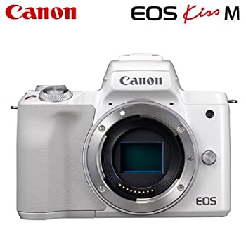 【中古】（非常に良い）キヤノン EOS Kiss M ボディ ホワイト