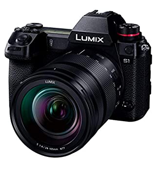 【中古】（非常に良い）パナソニック フルサイズ ミラーレス一眼カメラ ルミックス S1M 標準ズームレンズキット 2420万画素 ブラック DC-S1M-K