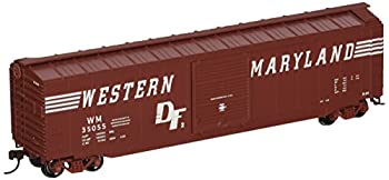 【中古】Bachmann Industries 50?'スライドドアボックスWestern Maryland速度レタリング車、Hoスケール