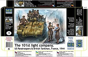 【中古】101 LIGHT COMPANY US PARATROOPERS AND BRITISH TANKMAN 1944 1/35 MASTER BOX 35164