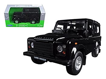 【中古】[ランドローバー]Land Rover Defender Black 1/24 by Welly 22498 22498bk [並行輸入品]
