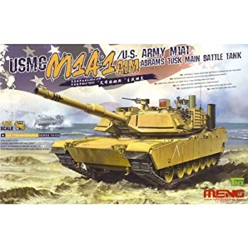 【中古】（非常に良い）1/35 アメリカ海兵隊 M1A1 AIM/アメリカ陸軍 M1A1 TUSK エイブラムズ戦車 プラモデル
