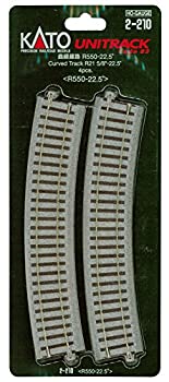 【中古】(未使用品)KATO HOゲージ 曲線線路 R550-22.5° 4本入 2-210 鉄道模型用品