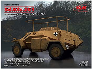【中古】（非常に良い）ICM 1/48 ドイツ陸軍 Sd.Kfz.261 無線装甲車 プラモデル 48194