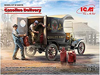 【中古】（非常に良い）ICM 1/24 T型フォード 1912 ガソリンデリバリーカー w/配達員 プラモデル 24019