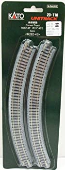 【中古】(未使用品)KATO Nゲージ 曲線線路 R282-45° 4本入 20-110 鉄道模型用品