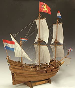 【中古】（非常に良い）ウッディジョー 1/40 ハーフムーン 木製帆船模型 組立キット