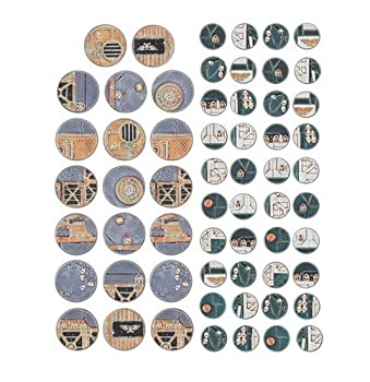 【中古】（非常に良い）WARHAMMER SECTOR IMPERIALIS： 25 ＆ 40MM ROUND BASES