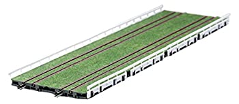 【中古】（非常に良い）TOMIX Nゲージ ワイドトラムレール S70-WT-G F 緑化軌道 8本セット ガードレール付 1789 鉄道模型用品