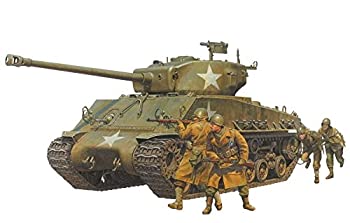 【中古】タミヤ 1/35 スケール限定シリーズ アメリカ陸軍 戦車 M4A3E8 シャーマン イージーエイト 人形4体付 プラモデル 25175