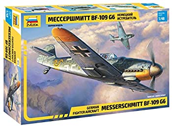 【中古】（非常に良い）ズベズダ 1/48 ドイツ空軍 メッサーシュミット Bf-109G6 プラモデル ZV4816