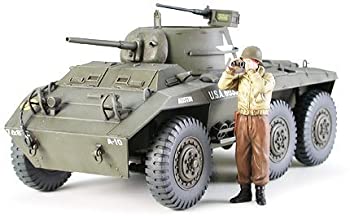 【中古】（非常に良い）タミヤ 1/35 ミリタリーミニチュアシリーズ No.228 アメリカ軍 アメリカ軽装甲車 M8グレイハウンド プラモデル 35228