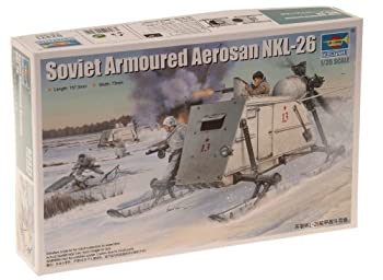 【中古】(未使用品)トランペッター 1/35 ソビエト軍 NKL-26 装甲スノーモービル プラモデル