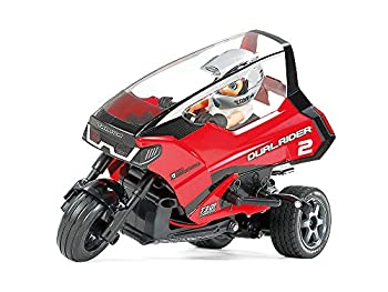 【中古】タミヤ スターユニットシリーズ No.8 1/8 トリプルホイール デュアルライダー プロポ付き塗装済み完成モデル オンロード 57408