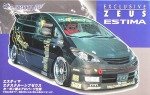 【中古】フジミ模型 1/24 エクセレントボックスシリーズ EB6 エスティマ カーボンゼウス