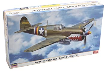 【中古】（非常に良い）ハセガワ 1/48 P-40K-10 ウォーホーク 長胴型