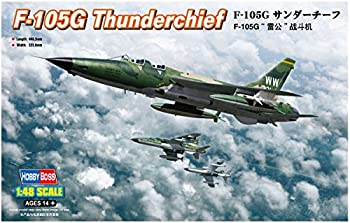 【中古】ホビーボス 1/48 エアクラフトシリーズ F-105G サンダーチーフ プラモデル 80333｜GoodLifeStore