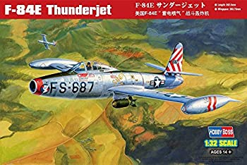 【中古】（非常に良い）ホビーボス 1/32 エアークラフトシリーズ F-84E サンダージェット プラモデル