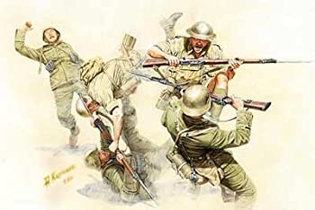 【中古】マスターボックス 1/35 白兵戦・独軍vs英軍5体・41-42年北アフリカ MB3592 プラモデル
