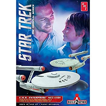【中古】プラッツ スタートレック TOS U.S.S エンタープライズ NCC-1701 大小2機セット 1/650 1/1000スケール プラモデル