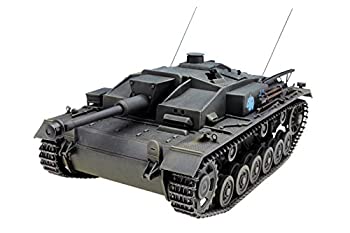 【中古】プラッツ ガールズ&パンツァー劇場版 3号突撃砲F型 カバさんチーム 1/35スケール プラモデル GP-27｜GoodLifeStore