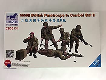 【中古】（非常に良い）ブロンコモデル 1/35 イギリス 空挺部隊 兵士5体 戦闘シーン Aセット プラモデル CB35130