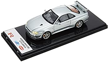 【中古】（非常に良い）京商オリジナル 1/43 ニッサンスカイライン R34 (BBR) /シルバー 完成品