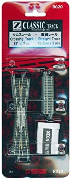 【中古】（非常に良い）ロクハン Zゲージ R020 クロスレール 13°1本入り (53.6mm補助レール2本付)