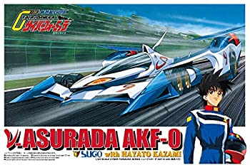 【中古】（非常に良い）青島文化教材社 サイバーフォーミュラ No.1 ニューアスラーダ AKF-0 with風見ハヤト 1/24スケール プラモデル