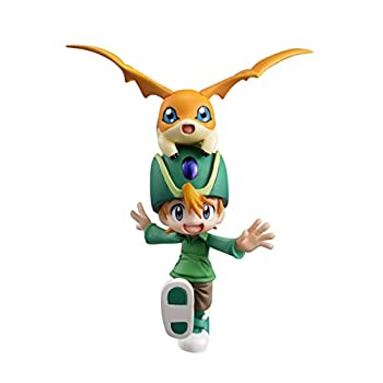 【中古】（非常に良い）G.E.M.シリーズ デジモンアドベンチャー 高石タケル&パタモン (再販) 約11cm PVC製 塗装済み完成品フィギュア