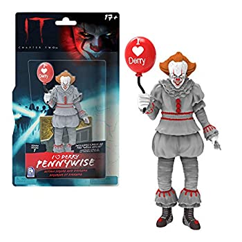【中古】（非常に良い）IT第2章 - I Love Derry Pennywise - シリーズ1 アクションフィギュア 5インチ ジオラマ...