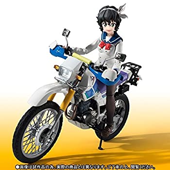 【中古】S.H.フィギュアーツ 天野恩紗(制服)＆SEROW225W 『ばくおん！！』画像
