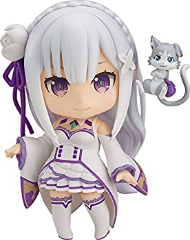【中古】（非常に良い）ねんどろいど Re:ゼロから始める異世界生活 エミリア ノンスケール ABS&PVC製 塗装済み可動フィギュア