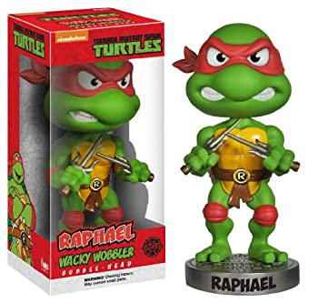 【中古】ミュータント タートルズ ワッキーワブラー ボブルヘッド ラファエロ/Wacky Wobbler Teenage Mutant Ninja Turtles Raphael Bobble Head 【並行