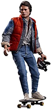 【中古】（非常に良い）ムービー・マスターピース バック・トゥ・ザ・フューチャー マーティ・マクフライ 1/6スケール プラスチック製 塗装済み可動フィギュア｜GoodLifeStore