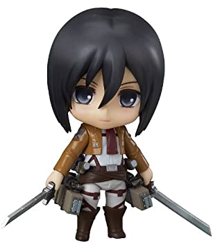 【中古】進撃の巨人 ねんどろいど ミカサ・アッカーマン (ノンスケール ABS&PVC塗装済み可動フィギュア)|GoodLifeStore