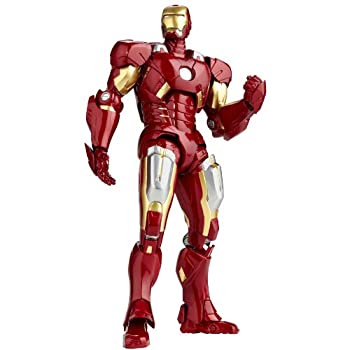 【中古】（非常に良い）特撮リボルテック アベンジャーズ アイアンマンマーク7 ノンスケール ABS&PVC製 塗装済みアクションフィギュア 新パッケージ版 レガシーOFリボル