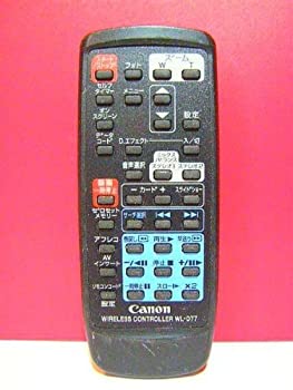 【中古】(非常に良い)キャノン ビデオカメラリモコン WL-D77|GoodLifeStore