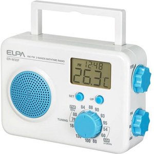 【中古】ELPA(エルパ) お風呂ラジオ ER-W30F(BL) 1799900