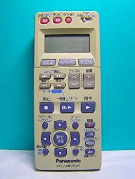 【中古】（人並み外れたに似つかわしい）パナソニック 映像媒体遠隔操作 EUR7909KA0