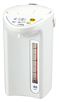 【中古】タイガー 魔法瓶 マイコン 電気 ポット 4L ホワイト PDR-G401-W Tiger