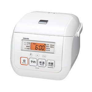 【中古】東芝 マイコンジャー炊飯器（3合炊き） グランホワイトTOSHIBA RC-5SL-W
