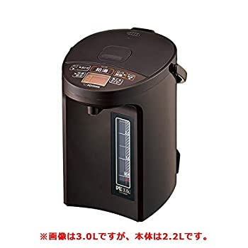 【中古】（非常に良い）象印 マイコン沸とうVE電気まほうびん 2.2L ブラウンZOJIRUSHI 優湯生(ゆうとうせい) CV-GB22-TA