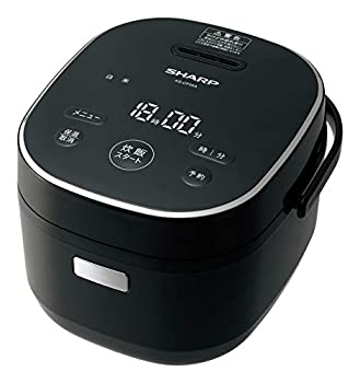 【中古】（非常に良い）シャープ パン調理機能付 ジャー炊飯器 3合炊き ブラック KS-CF05A-B