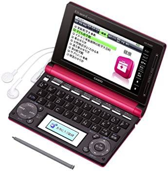【中古】カシオ計算機 陰電子字引き EX-word XD-D6200 (100コンテンツ/身寄り・実用模範例/頬べにサクラ色) XD-D6200RP
