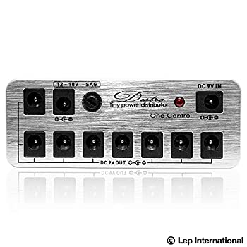 【中古】（非常に良い）One Control ワンコントロール エフェクター用 パワーサプライ Distro Tiny Power Distributor シャイニーシルバー｜GoodLifeStore