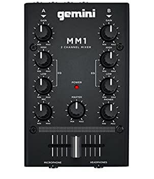 【中古】（非常に良い）GEMINI DJ ミキサー ポータブル 2ch ステレオミキサー MM1