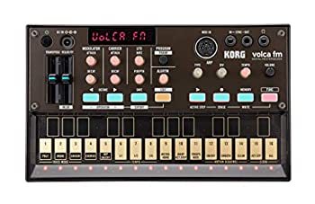 【中古】KORG デジタル シンセサイザー volca fm 16ステップシーケンサー 電池駆動 スピーカー内蔵 ヘッドフォン使用可 どこでも使えるコンパクトサイズ